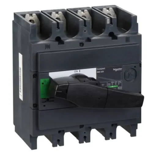 Schneider Electric 4 Pole Isolator Switch - 320A Maximum Current - 31109 product image