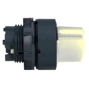 Schneider Electric ZB5 Series 2 Position Selector Switch Head, 22mm Cutout, White Handle - ZB5AD201 product image