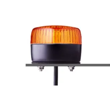 AUER Signal PFL Series Amber Multi Strobe Beacon, 24 V ac/dc, Base Mount, LED Bulb, IP67, IP69 - 861511405 product image