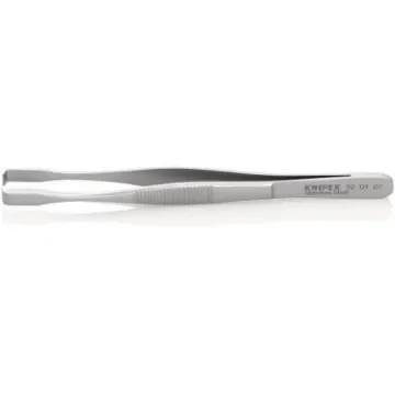 Knipex 143 mm, Stainless Steel, Smooth, Tweezer - 92 01 07 product image