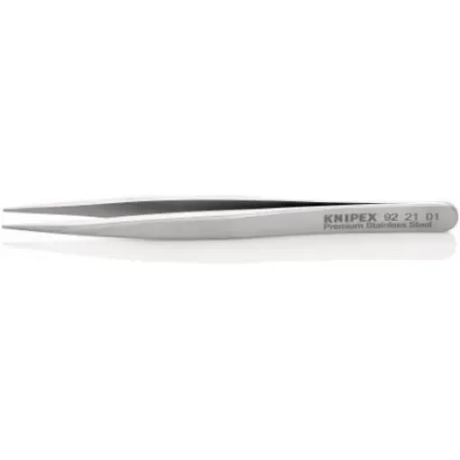 Knipex 120 mm, Stainless Steel, Smooth, Tweezer - 92 21 01 product image