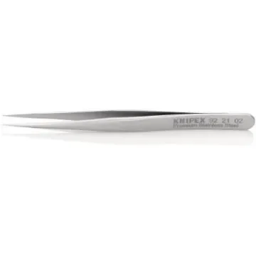 Knipex 110 mm, Stainless Steel, Smooth, Tweezer - 92 21 02 product image