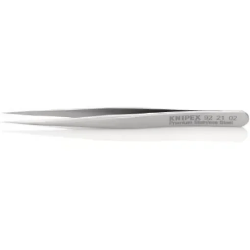 Knipex 110 mm, Stainless Steel, Smooth, Tweezer - 92 21 02 product image
