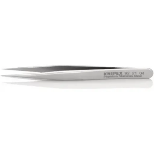 Knipex 90 mm, Stainless Steel, Smooth, Tweezer - 92 21 04 product image