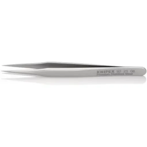 Knipex 80 mm, Stainless Steel, Smooth, Tweezer - 92 21 06 product image