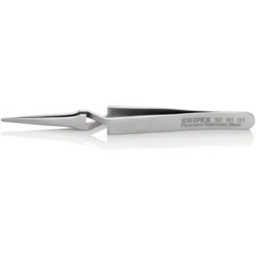 Knipex 120 mm, Stainless Steel, Smooth, Tweezer - 92 91 01 product image
