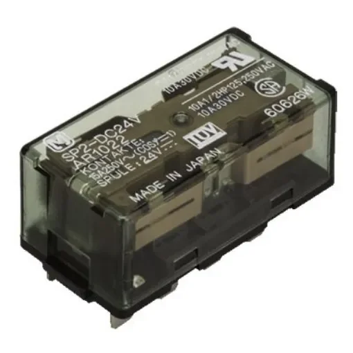 Panasonic Plug-In Mount Non-Latching Relay, 24V dc Coil, 12.5mA Switching Current, DPDT - SP2-DC24V product image