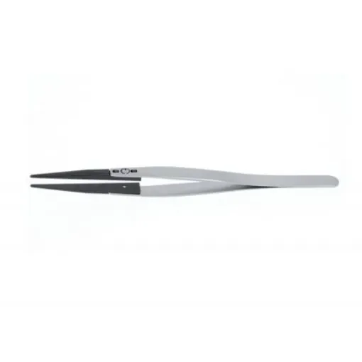 ideal-tek 130 mm, Stainless Steel, Flat, Straight, Tweezer - 2AZJK.SA.0 product image