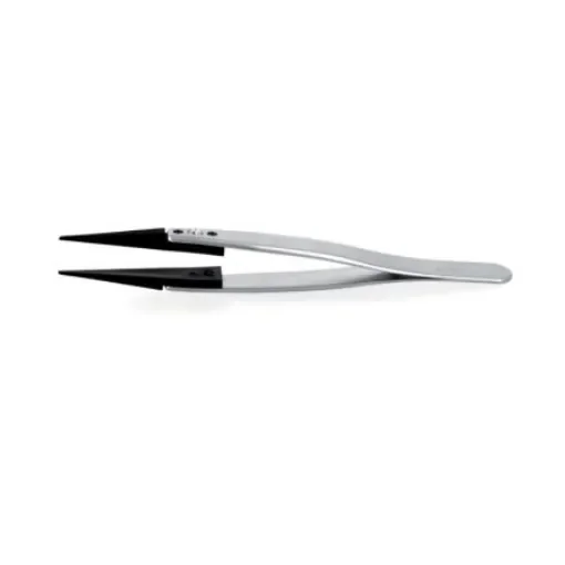 ideal-tek 115 mm, Stainless Steel, Fine, Straight, Tweezer - 3CCFR.SA.1 product image