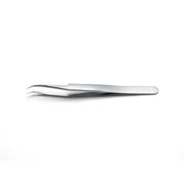 ideal-tek 115 mm, Stainless Steel, Bent, Extra Fine, Tweezer - 5C.SA.0 product image