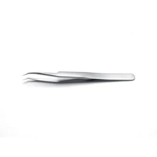 ideal-tek 115 mm, Stainless Steel, Bent, Extra Fine, Tweezer - 5C.SA.0 product image
