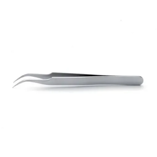ideal-tek 118 mm, Stainless Steel, Curved, Fine, Tweezer - 7B.SA.0 product image