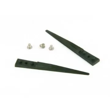 ideal-tek 40 mm, Zirconia Toughened Aluminium, Fine, Straight, Tweezer Tips - A2AZJK product image