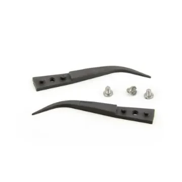 ideal-tek 40 mm, Zirconia Toughened Aluminium, Curved, Fine, Tweezer Tips - A7ZJ product image