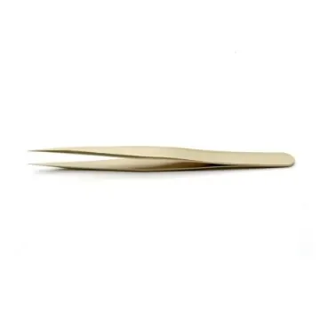 ideal-tek 125 mm, Brass, Fine, Straight, Tweezer - AM.BR.LA.0 product image
