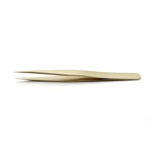 ideal-tek 125 mm, Brass, Fine, Straight, Tweezer - AM.BR.LA.0 product image