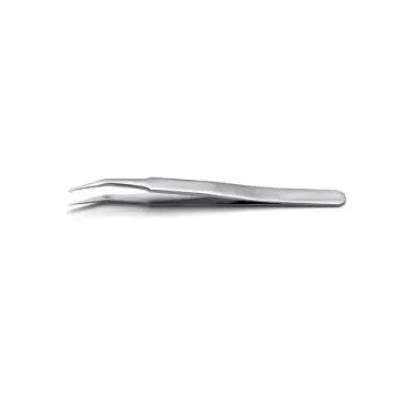 ideal-tek 120 mm, Stainless Steel, Angle, Tweezer - SM117.SA.1 product image