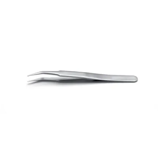ideal-tek 120 mm, Stainless Steel, Angle, Tweezer - SM117.SA.1 product image