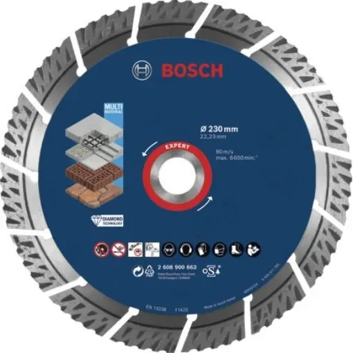 Bosch Diamond Cutting Disc, 230mm x 2.4mm Thick - 2608900663 product image
