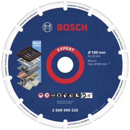 Bosch Diamond Grinding Disc, 180mm x 10mm Thick - 2608900535 product image