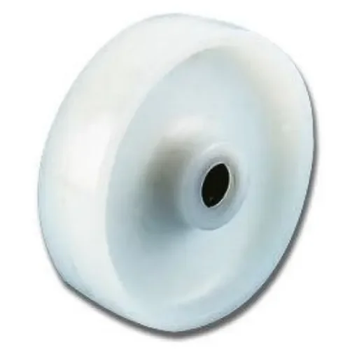 LAG White Polyamide Hygienic, Low Rolling Resistance, Non-Marking Trolley Wheel, 700kg - 18008 CC product image