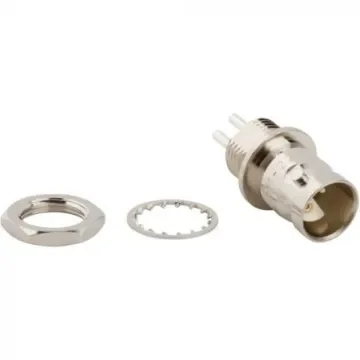 Amphenol RF Receptacle Bulkhead BNC Connector, Solder Termination, Straight Body - 031-223 product image