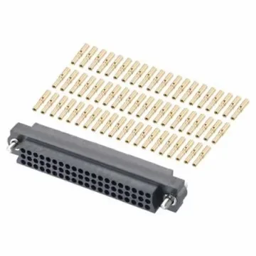 HARWIN M83-LFD1F2 Connector Kit Containing 60 x Barrel Crimp Contacts Loose, Triple Row Housing With Hexagonal Socket - M83-LFD1F2N60-0000-000 product image