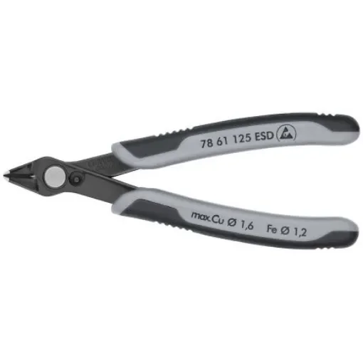 Knipex Super Knips® ESD Safe Precision Diagonal Cutter - 78 61 125 ESD product image