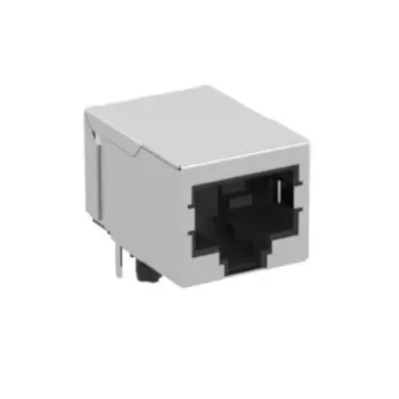 ERNI Female RJ Connector Module, Through Hole, Cat5 1x1 Port 8P-8C -Way - 203546 / 203546-E product image