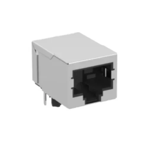 ERNI Female RJ Connector Module, Through Hole, Cat5 1x1 Port 8P-8C -Way - 203546 / 203546-E product image
