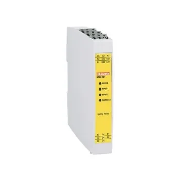 Lovato Emergency Stop Safety Relay, 24V ac/dc, Single Channel, 4 Safety Contacts - SRBES31 product image