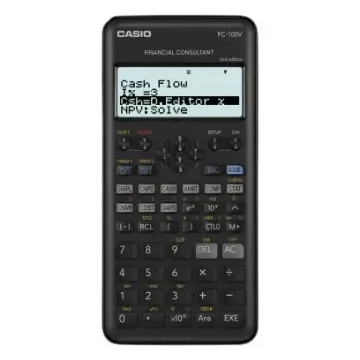 Casio FC-100V Mains Powered Financial Calculator - FC-100V-2-W-ET product image