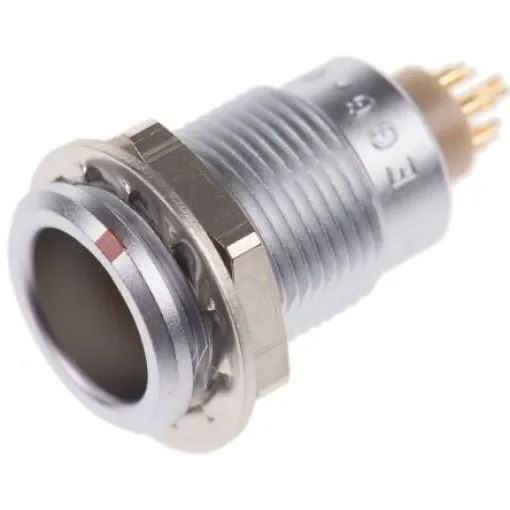 LEMO Circular Connector, 7 Contacts, Panel Mount, Socket, Female, IP50, 0B Series - EGG.0B.307.CLL product image