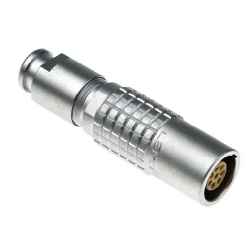 LEMO Circular Connector, 8 Contacts, Cable Mount, Socket, Female, IP50, 1B Series - PHG.1B.308.CLLD62Z product image