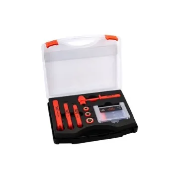 ITL Insulated Tools Ltd 8-Piece 1/4 in Standard Socket/Spanner/Bit Set with Ratchet, 6 point - 00022 product image