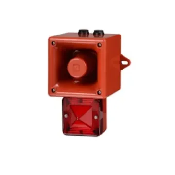 e2s AL105NX Series Amber Sounder Beacon, 230 V, IP66, Wall Mount, ±113dB at 1 Metre - AL105NXAC230AA0A1R/A product image