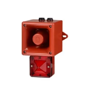 e2s AL105NX Series Red Sounder Beacon, 230 V, IP66, Wall Mount, 113dB at 1 Metre - AL105NXAC230AA0A1R/R product image
