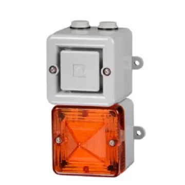 e2s AL100SONTEL Series Amber, Blue, Clear, Green, Opal, Red, Yellow Handset beacon/siren for phone, 230 V, IP66, Wall - AL100SONTEL230MA0A1R/A product image