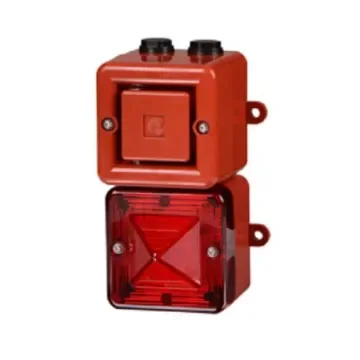 e2s AL100X Series Amber Horn Beacon, 230 V, IP66, Wall Mount, 110dB at 1 Metre - AL100XAC230MA0A1R/A product image