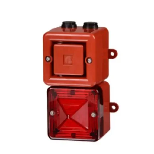 e2s AL100X Series Amber Horn Beacon, 24 V, IP66, Wall Mount, 110dB at 1 Metre - AL100XDC024MA0A1R/A product image