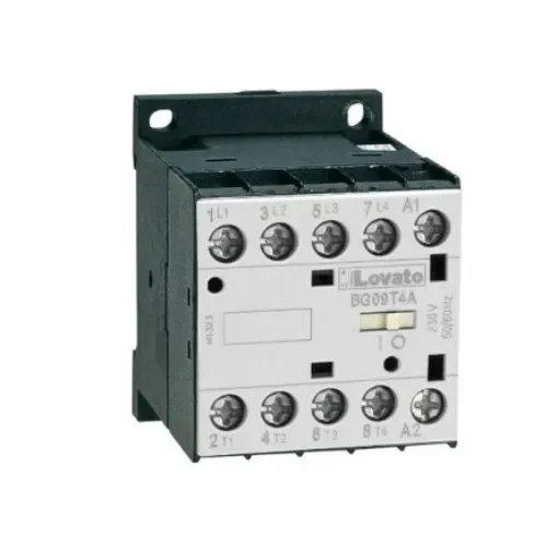 Lovato BG BG Contactor, 110 V ac Coil, 4-Pole, 20 A, 22 kW, 4NO - 11BG09T4A110 product image