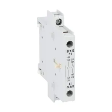 Lovato Auxiliary Contact, 2 Contact, 1NO + 1NC, Side Mount, BF BFX12 - BFX1211 product image