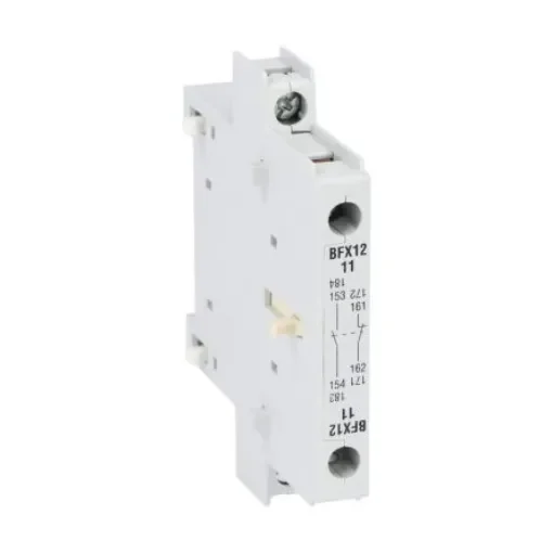 Lovato Auxiliary Contact, 2 Contact, 1NO + 1NC, Side Mount, BF BFX12 - BFX1211 product image