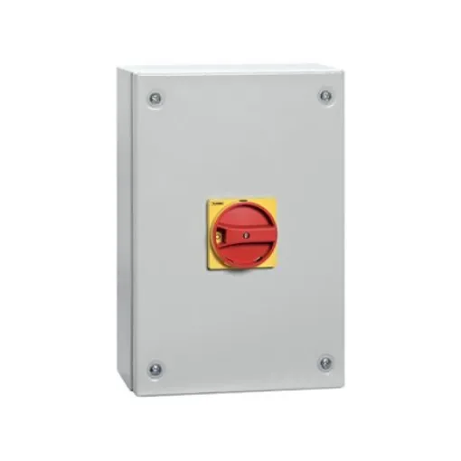 Lovato 3P Pole Wall Mount Switch Disconnector - 125A Maximum Current, 55kW Power Rating, IP65 - GAZM125 product image