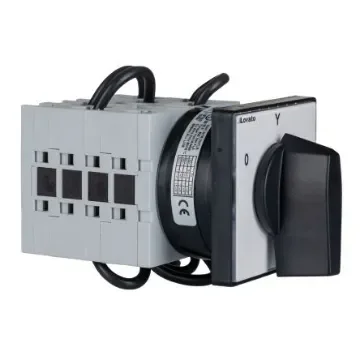 Lovato Rotary Cam Switch Star Delta Starter, Star Delta, 15 kW, 440 V ac, 3 Phase, IP20, IP65 - GX3212U product image