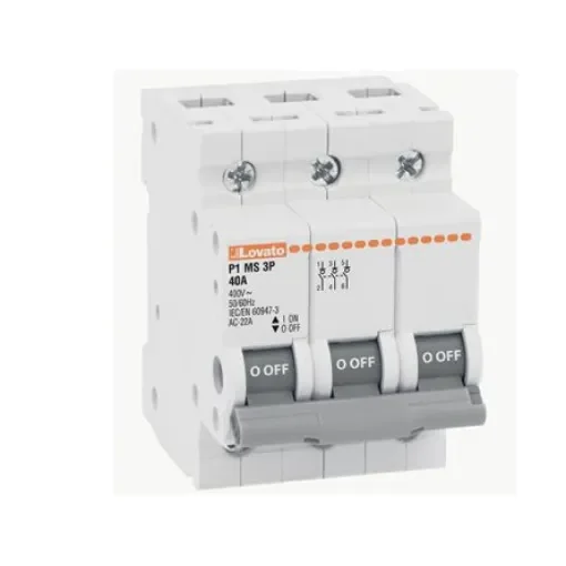 Lovato 3P Pole DIN Rail Switch Disconnector - 63A Maximum Current - P1MS3P063 product image