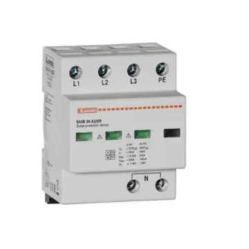 Lovato Single Phase Surge Protector, 50kA, DIN Rail Mount - SA0B3NA320R product image