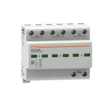 Lovato Single Phase Surge Protector, 100kA, DIN Rail Mount - SA1B3PA320R product image