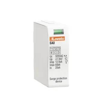 Lovato Single Phase Replacement cartridge, 50kA, DIN Rail Mount - SAX00PA320 product image