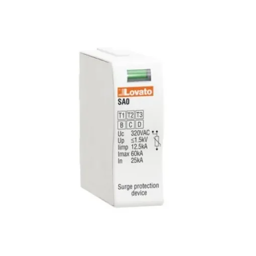Lovato Single Phase Replacement cartridge, 50kA, DIN Rail Mount - SAX00PA320 product image